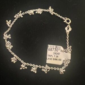 925 STERLING SILVER DAINTY BRACELET NWT